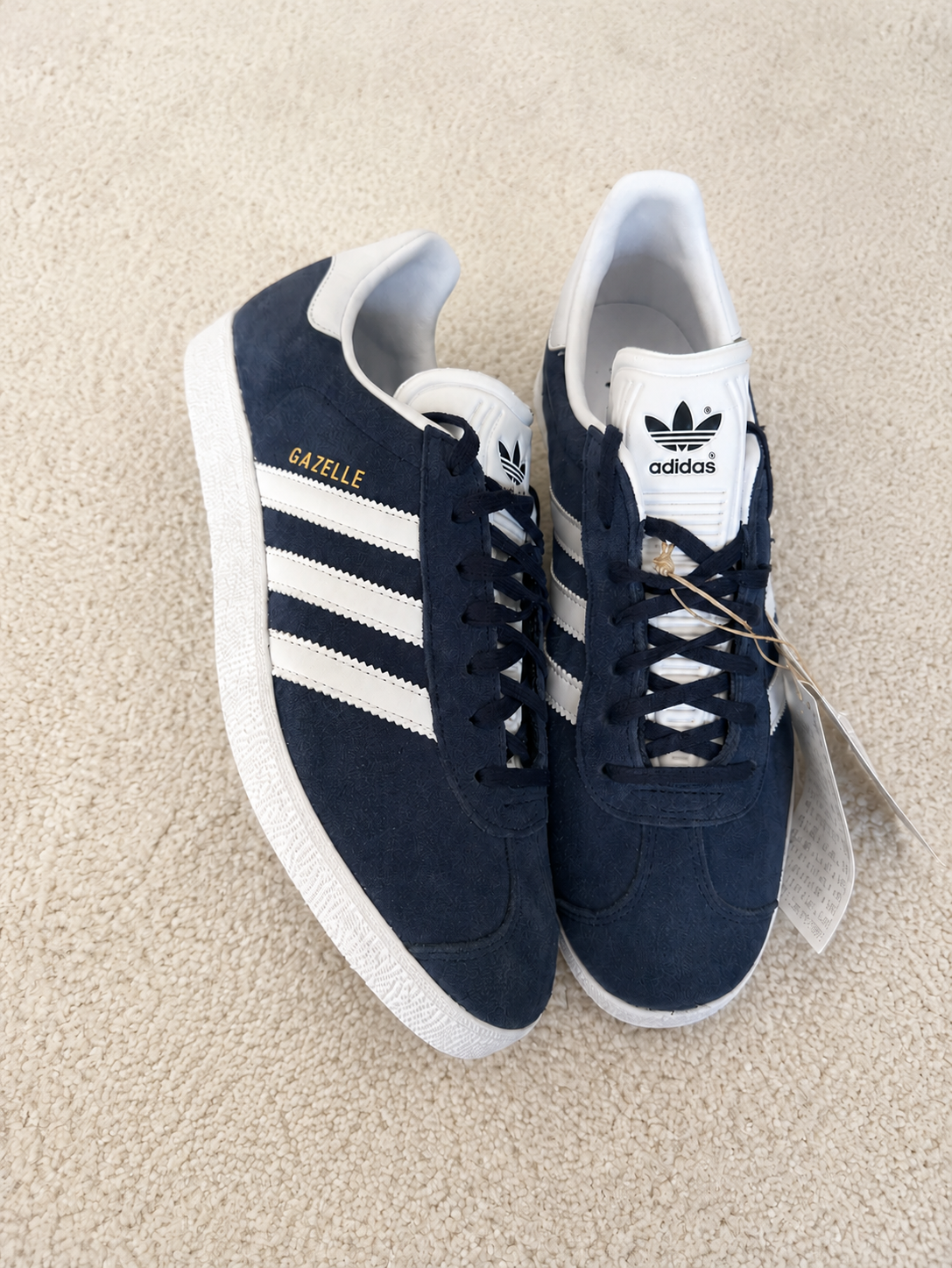 ADIDAS GAZELLE AZUL-MARINHO / BRANCO
