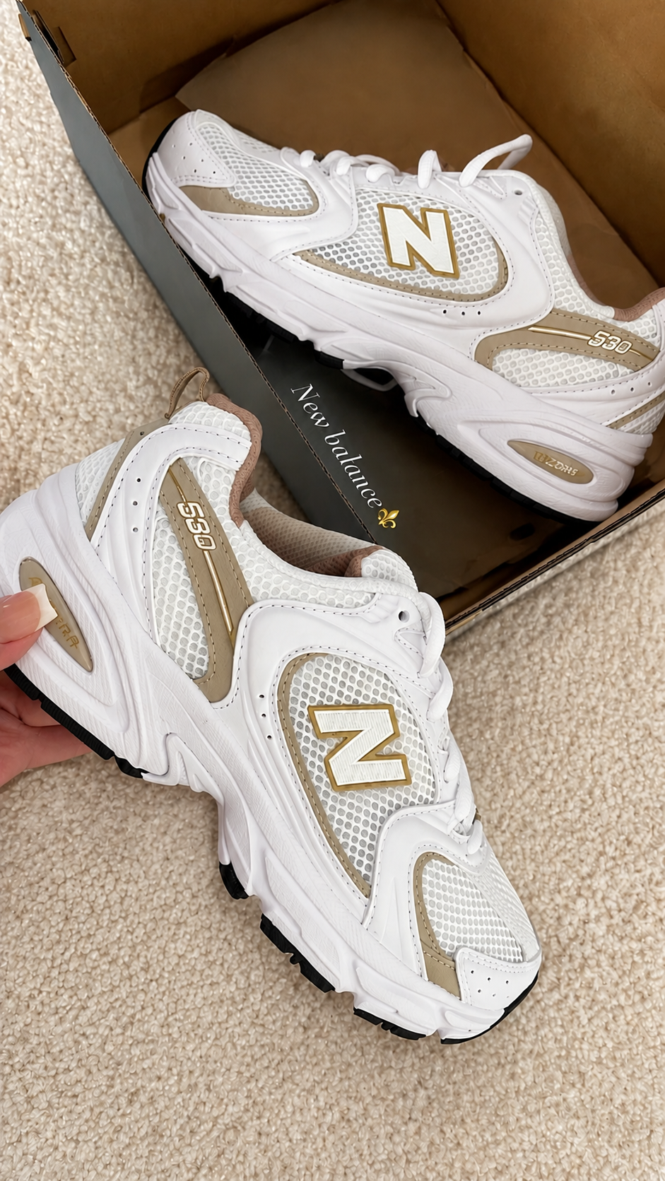 NEW BALANCE 530 BRANCO / BEGE