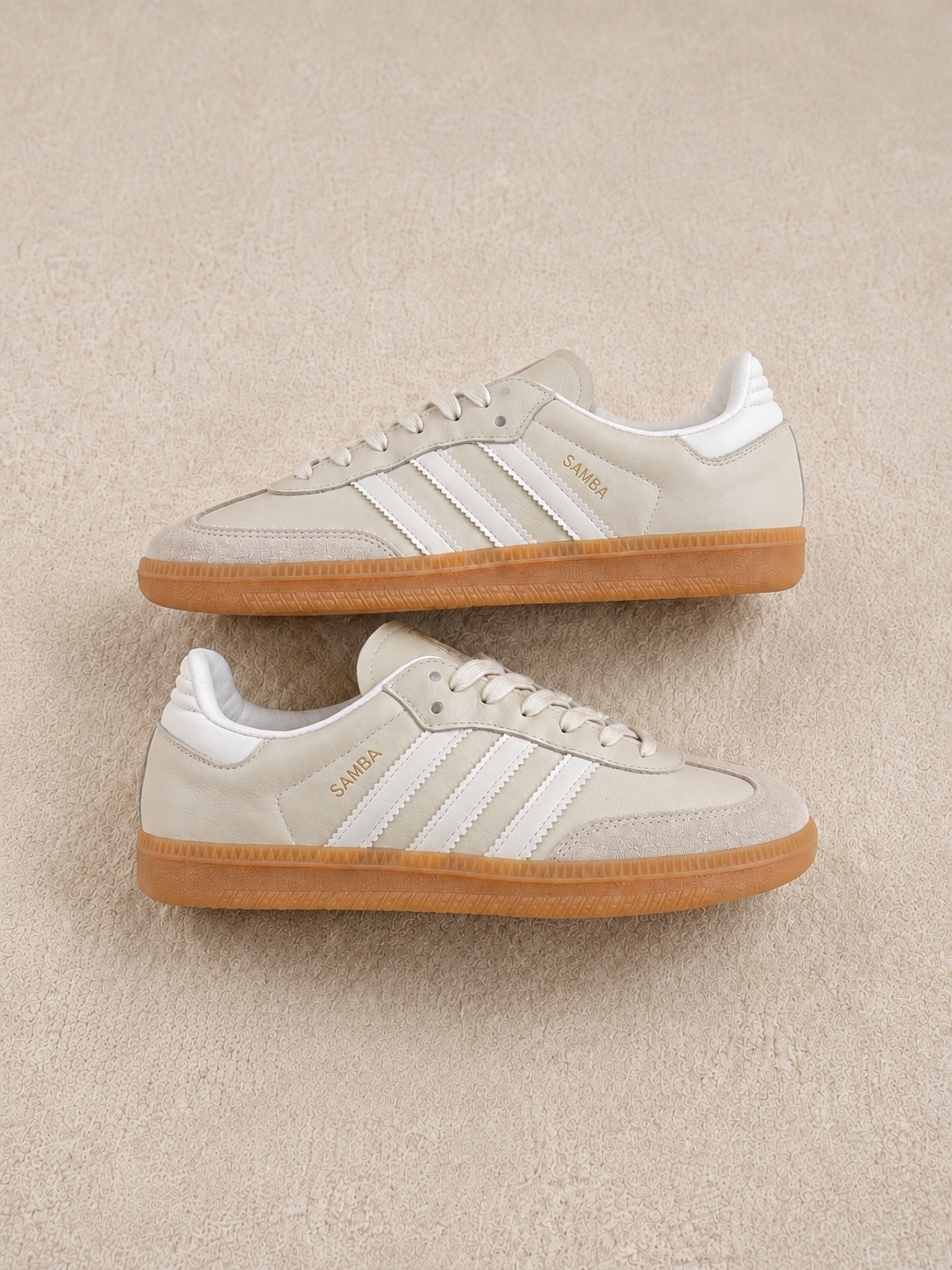 ADIDAS SAMBA BEGE / BRANCO