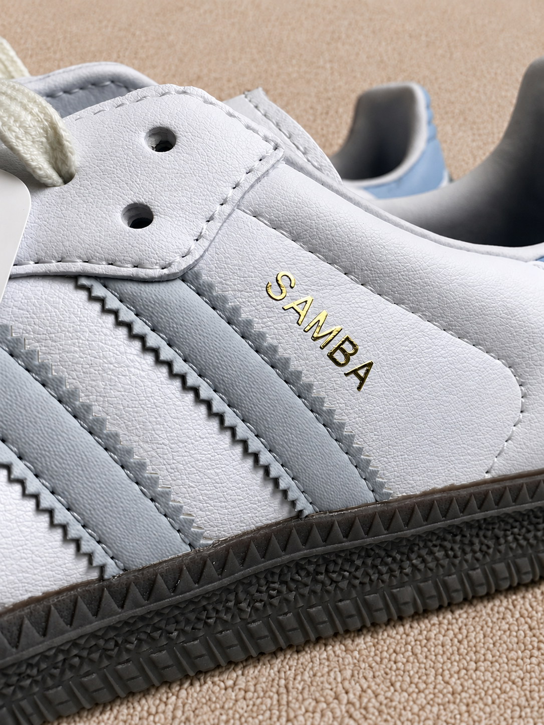 ADIDAS SAMBA BRANCO / AZUL