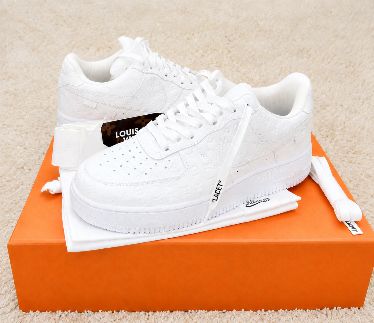 NIKE AIR FORCE 1 LOW LOUIS VUITTON BRANCO