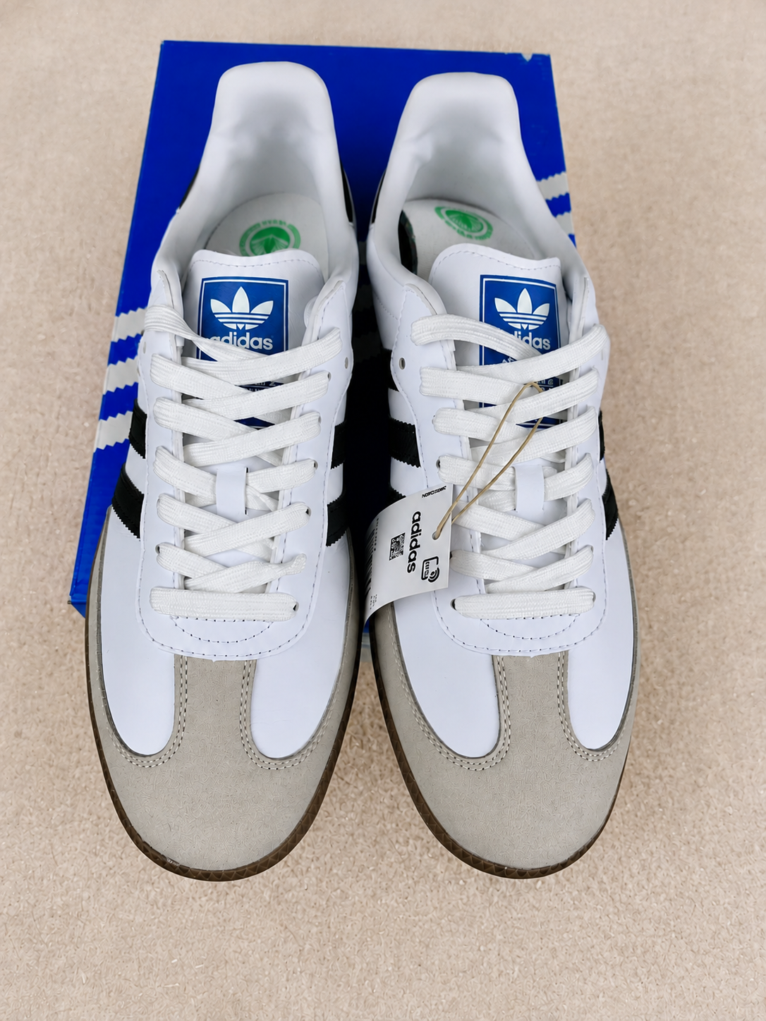 ADIDAS SAMBA BRANCO / PRETO