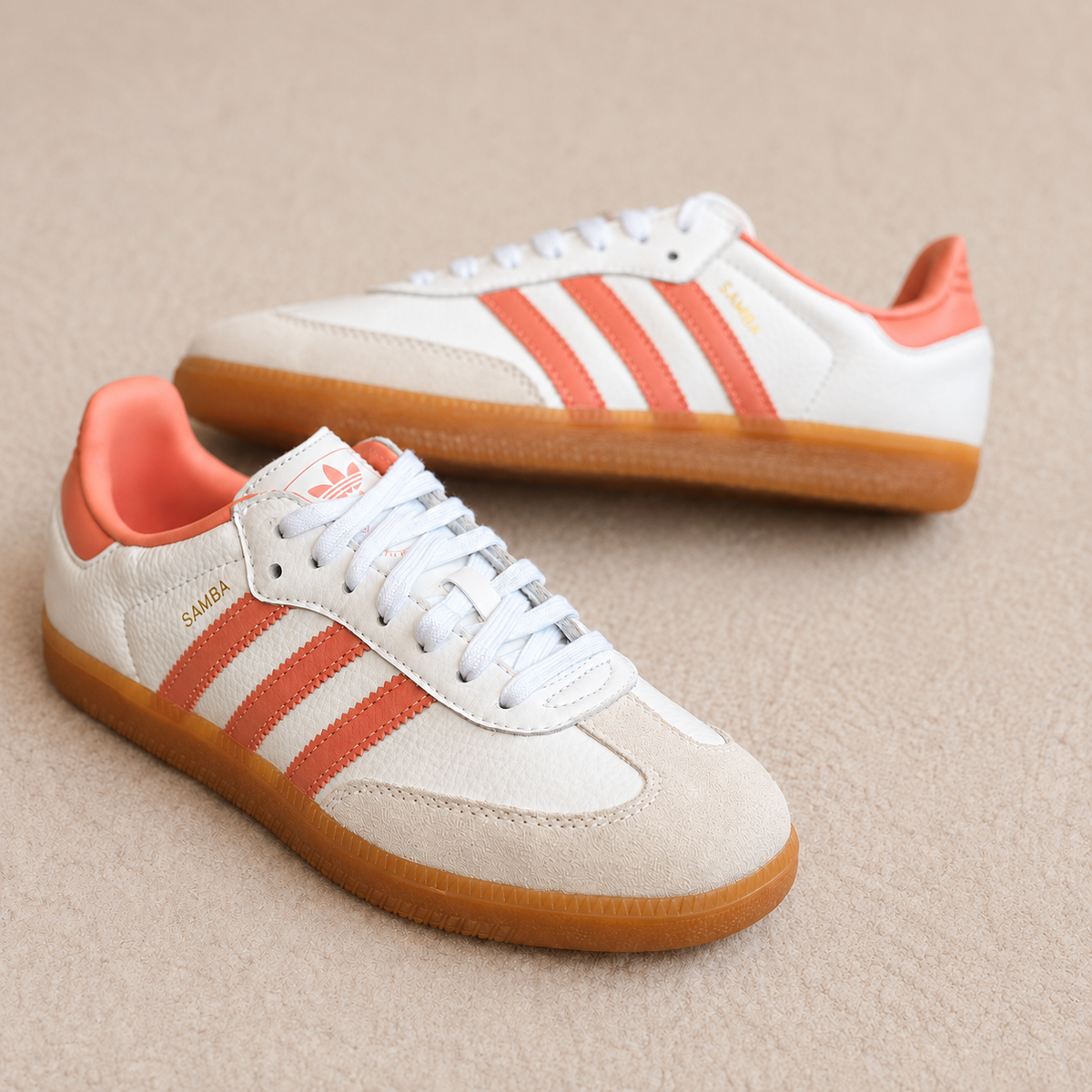 ADIDAS SAMBA BRANCO / ROSA