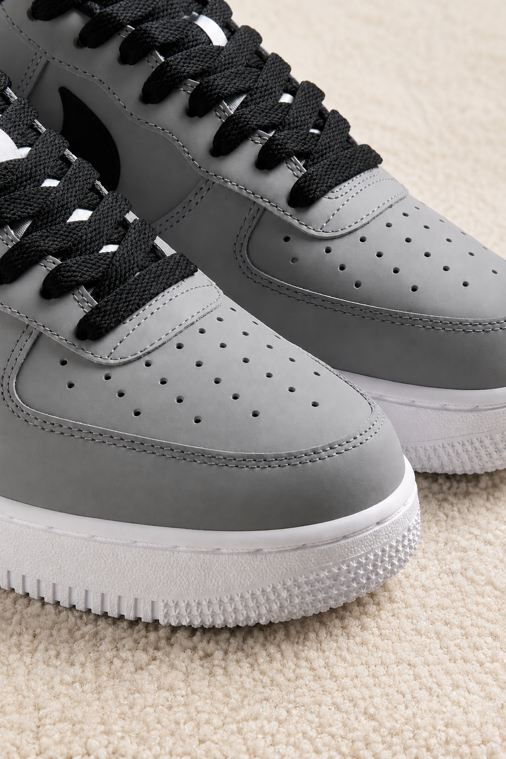 NIKE AIR FORCE 1 LOW CINZA / PRETO