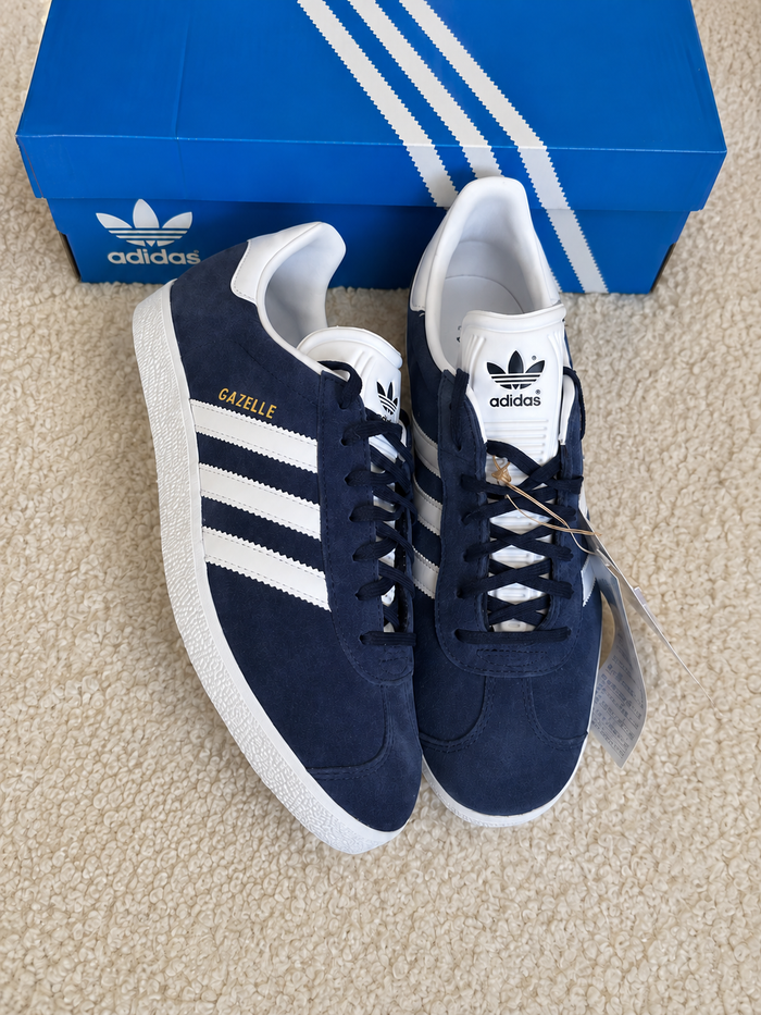 ADIDAS GAZELLE AZUL-MARINHO / BRANCO