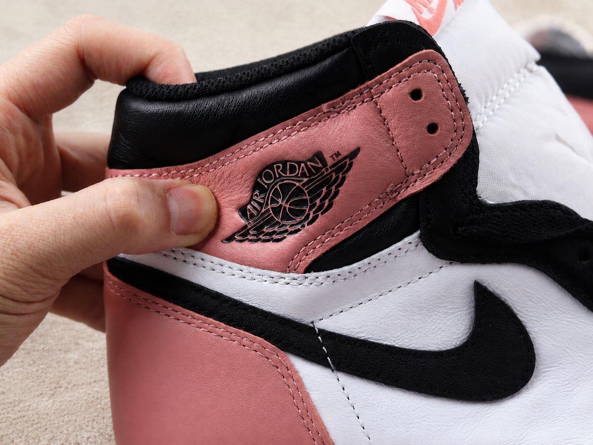 NIKE AIR JORDAN 1  PRETO / ROSA / BRANCO