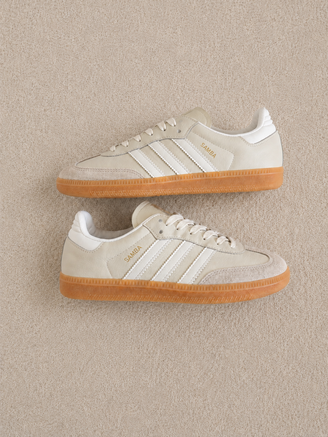 ADIDAS SAMBA BEGE / BRANCO