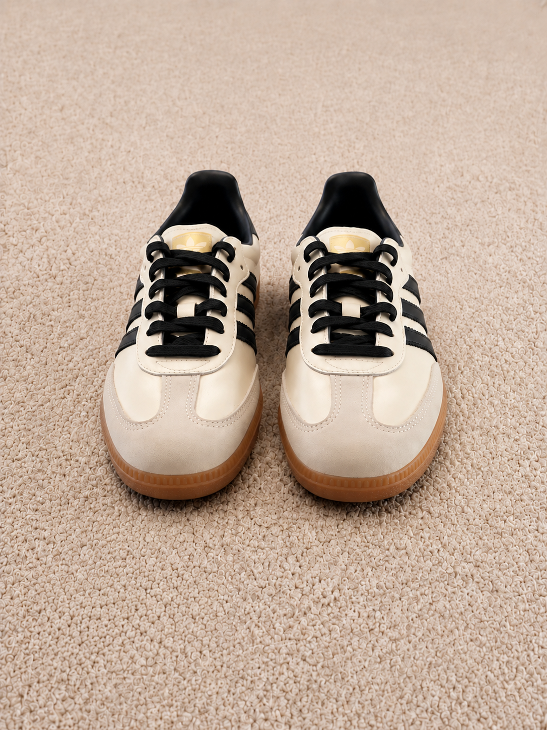 ADIDAS SAMBA BEGE / PRETO