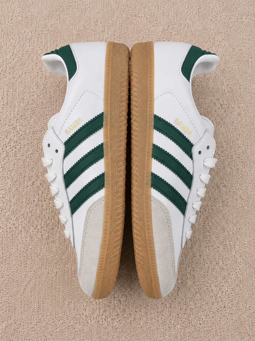ADIDAS SAMBA BRANCO / VERDE