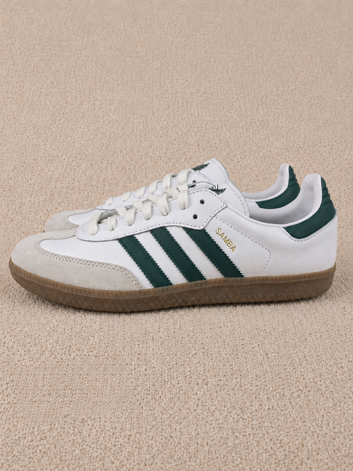 ADIDAS SAMBA BRANCO / VERDE