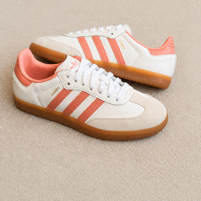 ADIDAS SAMBA BRANCO / ROSA