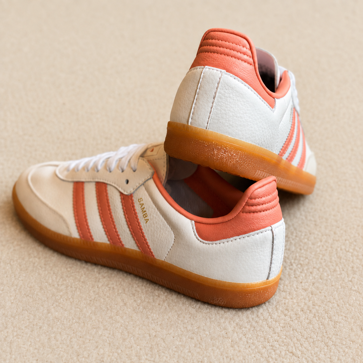 ADIDAS SAMBA BRANCO / ROSA