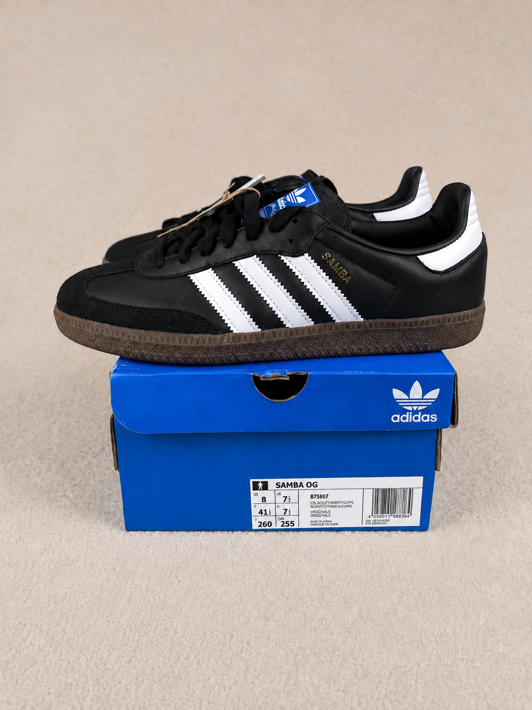 ADIDAS SAMBA PRETO / BRANCO
