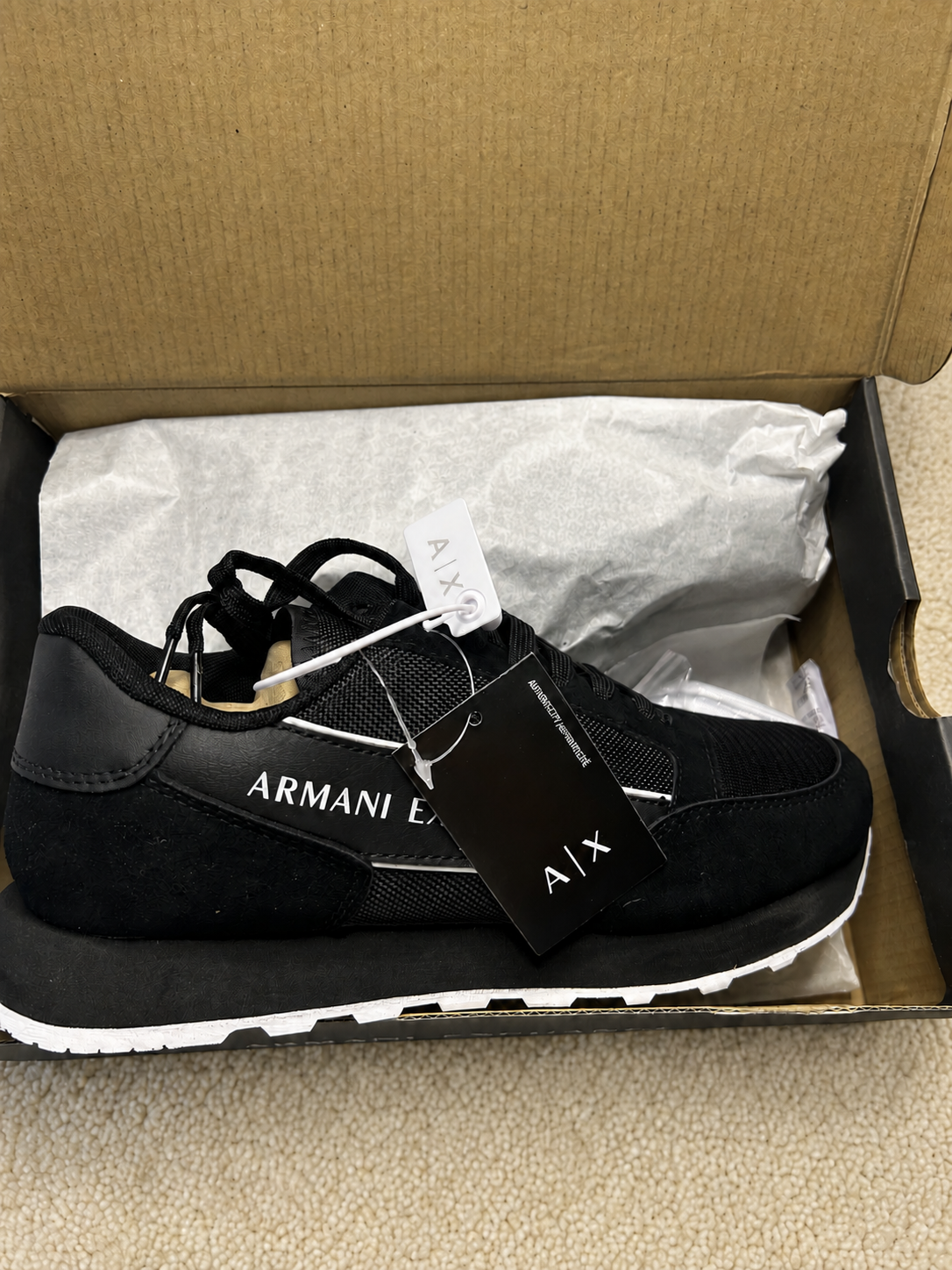 ARMANI EXCHANGE RUNNER PRETO